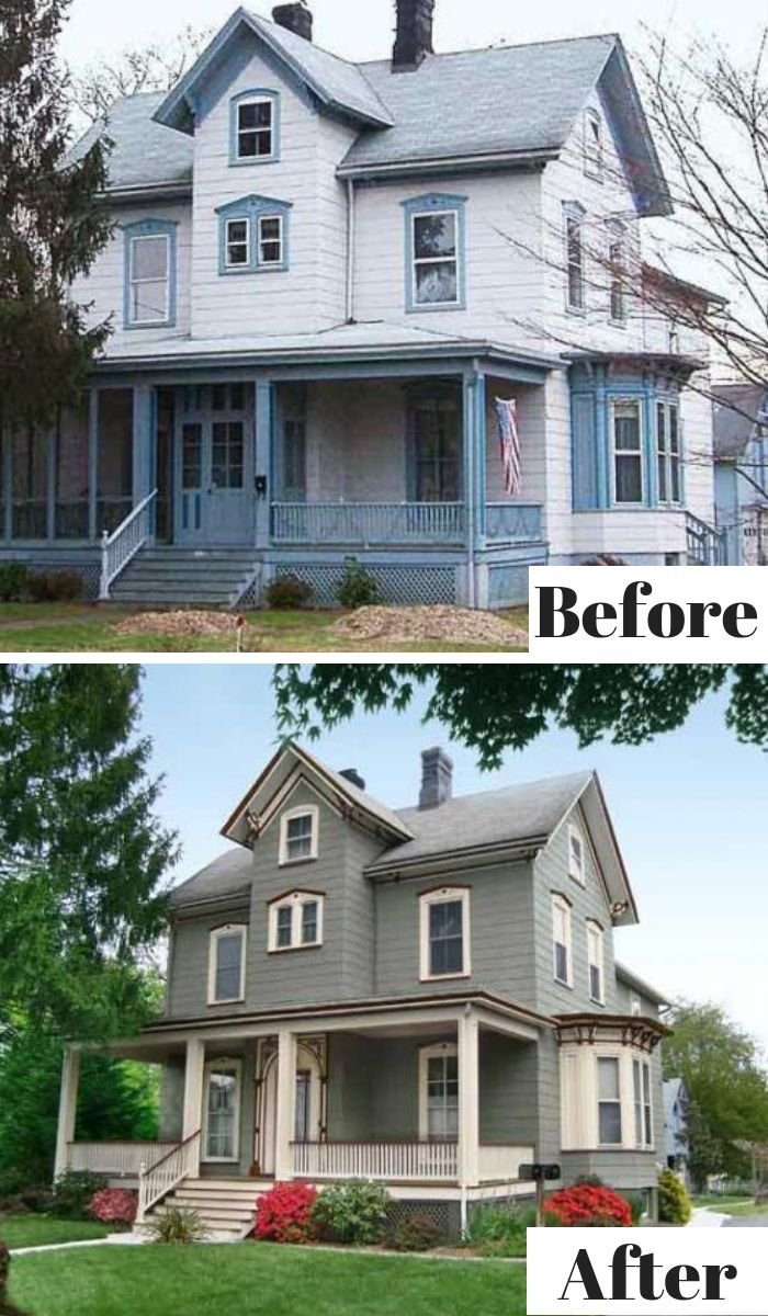 Curb Appeal Before and Afters